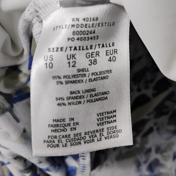 Magicsuit Miraclesuit Tankini Top Tiers Ruffles Flattering Blue Black Print 10 - Picture 9 of 14